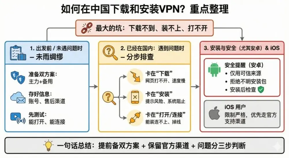 如何在中国下载和安装VPN