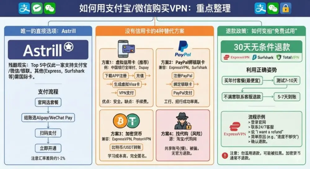 如何用支付宝/微信购买VPN